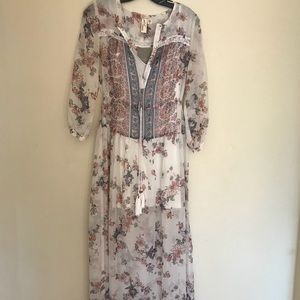 Boho Anthropologie dress